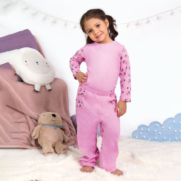 Elena Organic Long Sleeve Polo - Girls